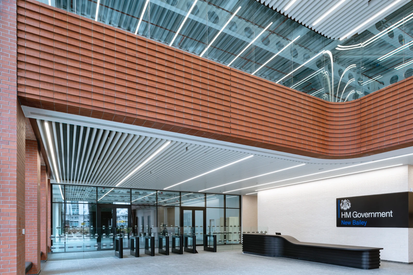 The inside of HM Government New Bailey
